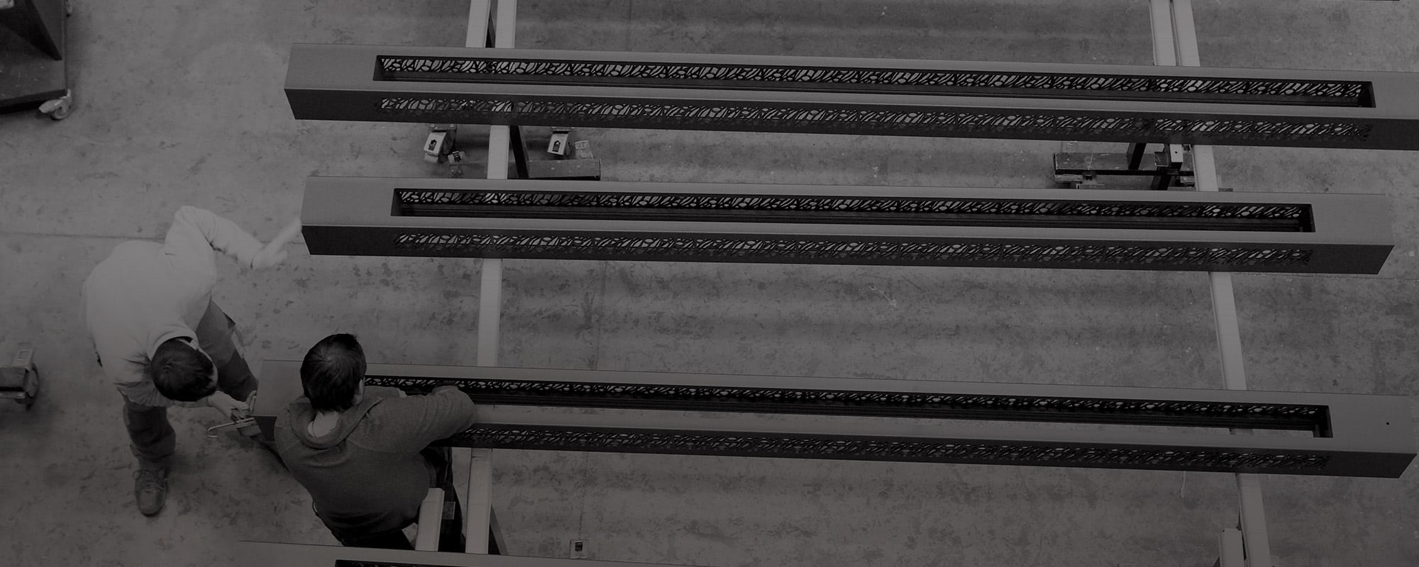 Atelier de montage, fabrication 100% française dans les ateliers de l'usine Technilum