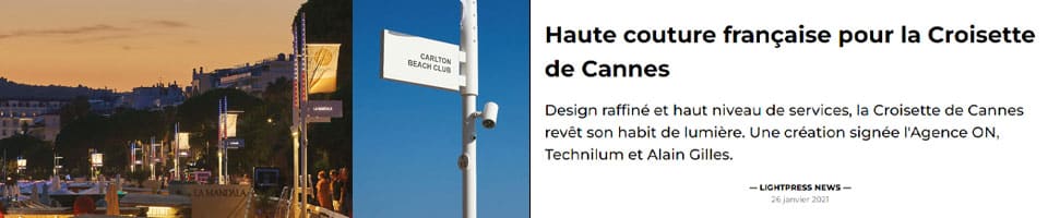 extrait de l'article de Light Zoom sur le projet de Cannes, La Croisette
