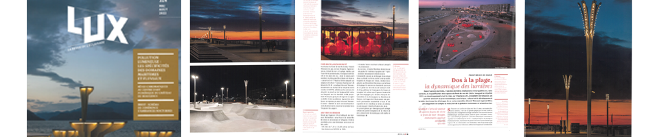 article de la revue Lux sur le projet Calais, Front de mer