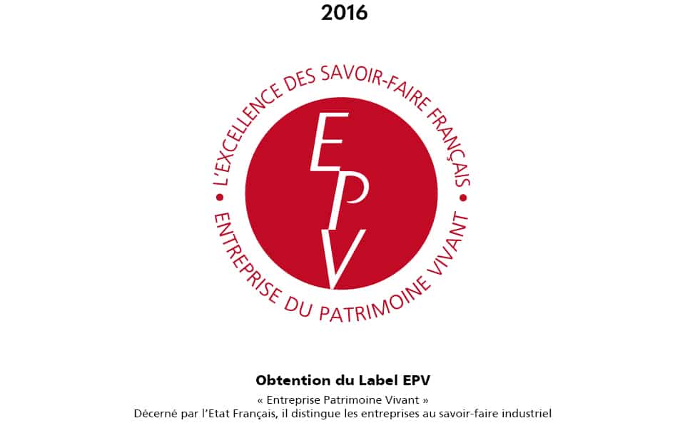 Logo du Label EPV obtenu en 2016