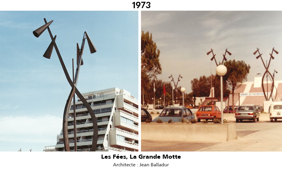 1973 : projet Les Fées, La Grande Motte, projet iconique