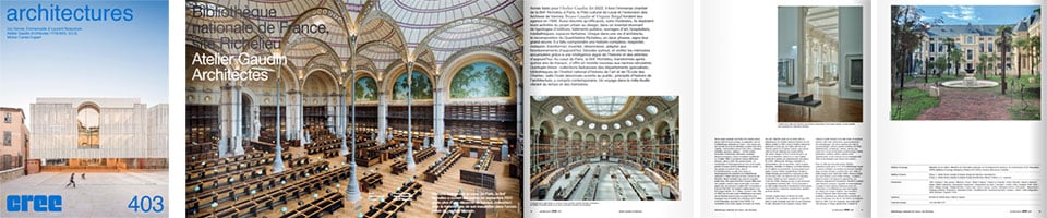 article mettant en avant le projet de la Bibliothèque Nationale de France à Paris