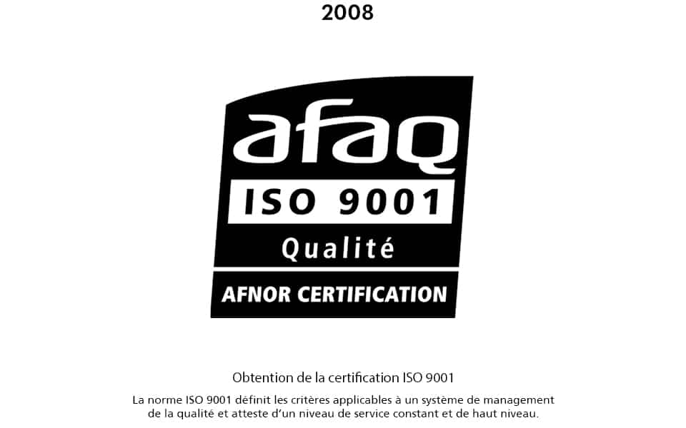 Logo de AFAQ ISO 9001