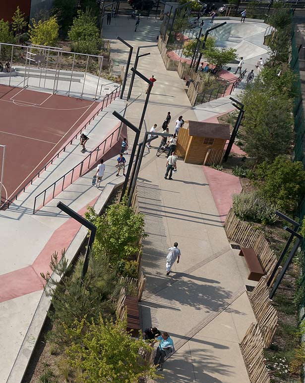 Skatepark, Courbevoie