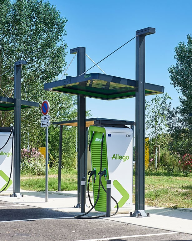 Allego electric charging station, Toulouse