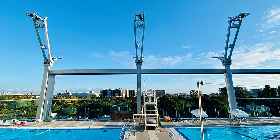 Centre aquatique, West Hollywood, USA