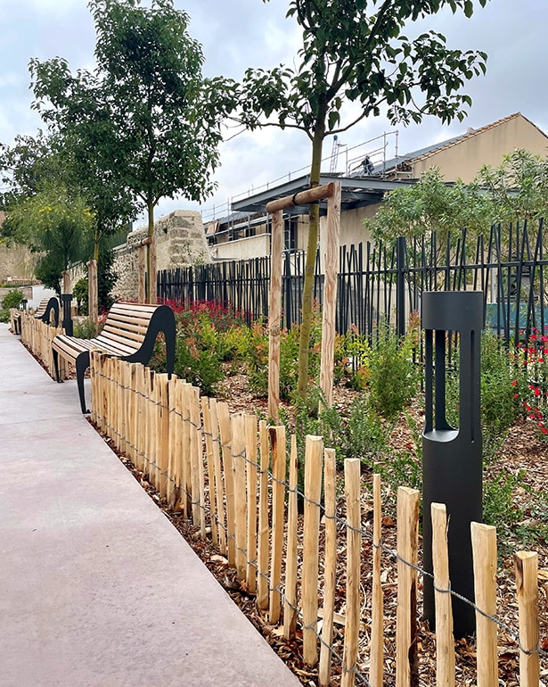 Jardins de la mairie, Colombiers