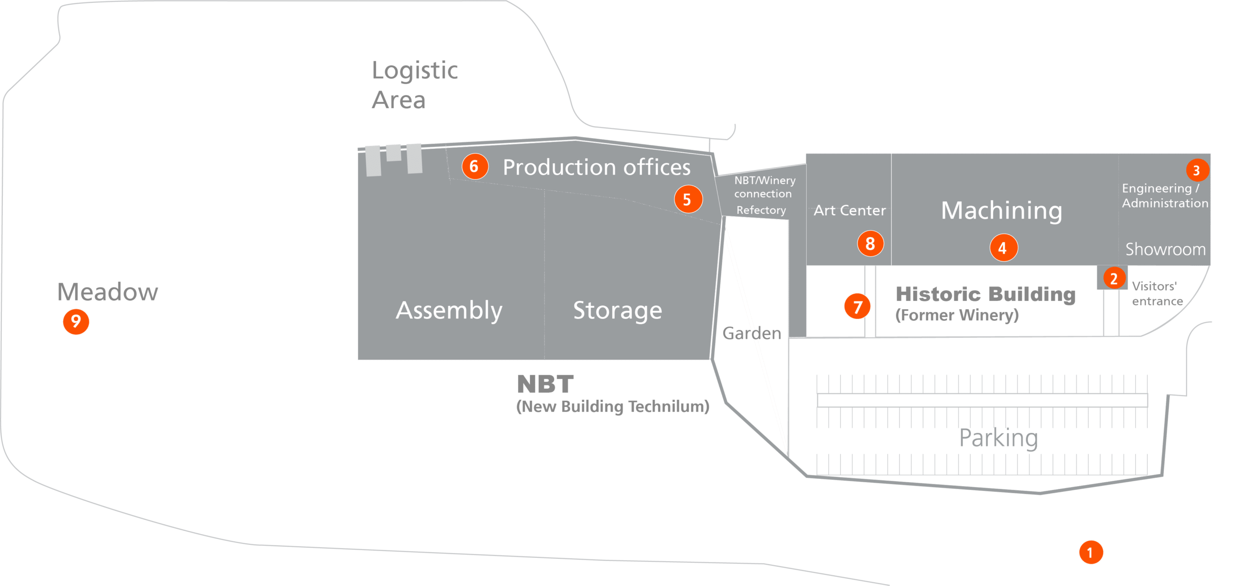 map of Lézigno with indications and locations of the works of art