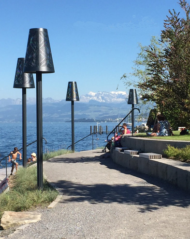 Lake borders, Rüschlikon