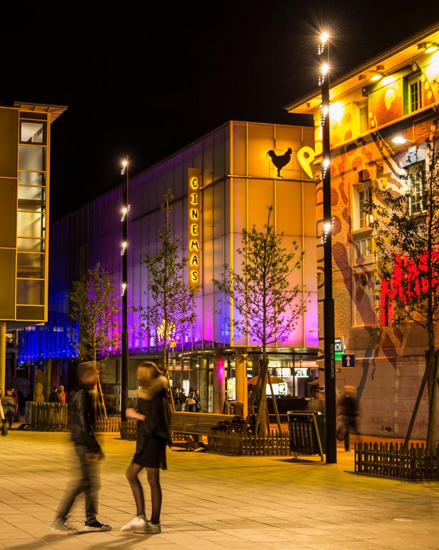 Flon square, Lausanne